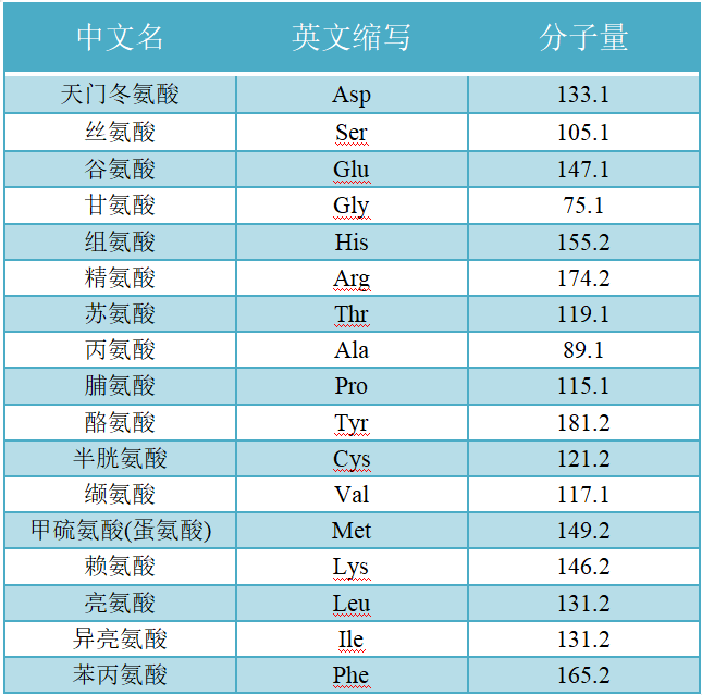 （科米代謝 小知識(shí)）氨基酸檢測檢測方法介紹